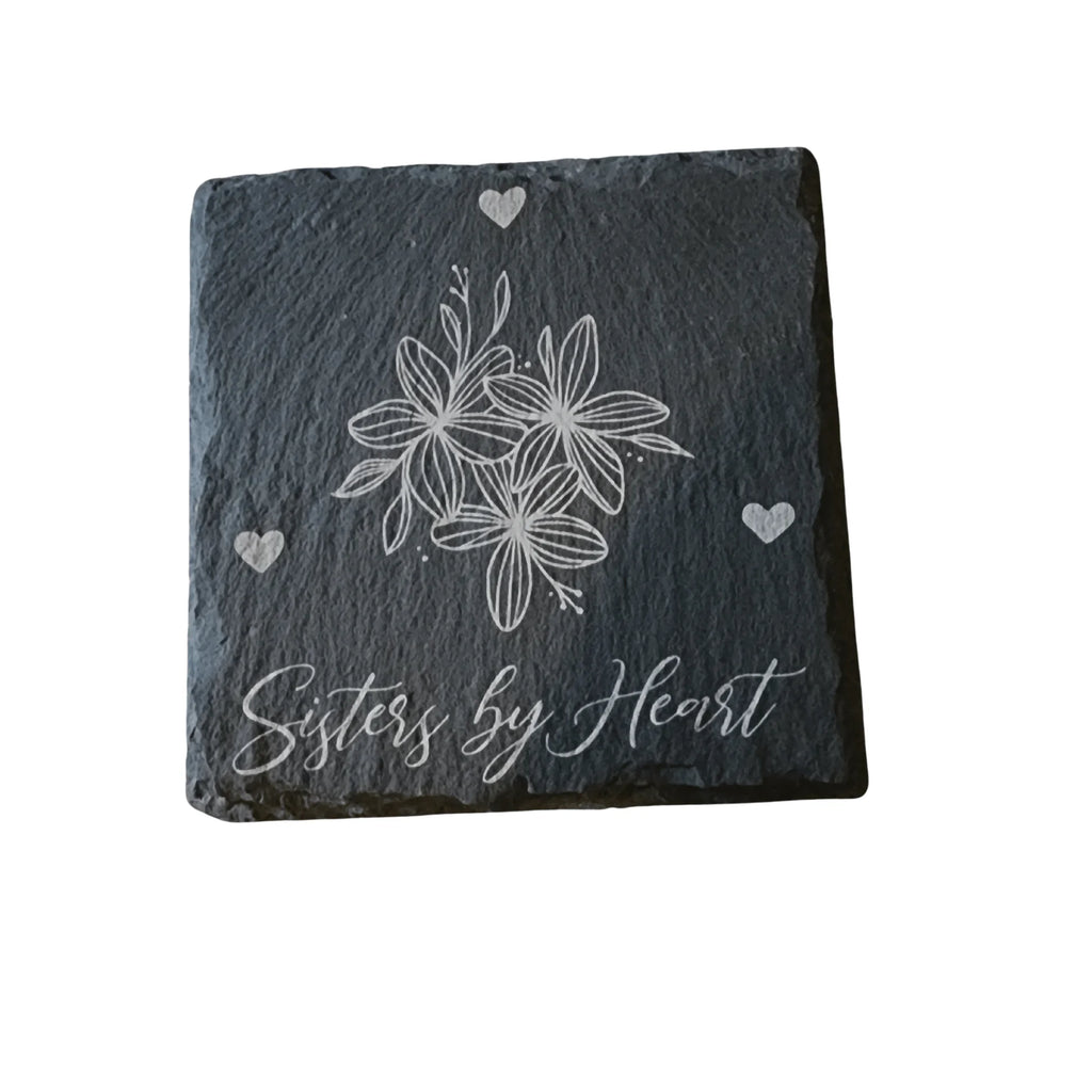 Natural Slate Coasters – Square 4" Engraving Blanks