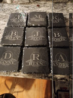 Natural Slate Coasters – Square 4" Engraving Blanks