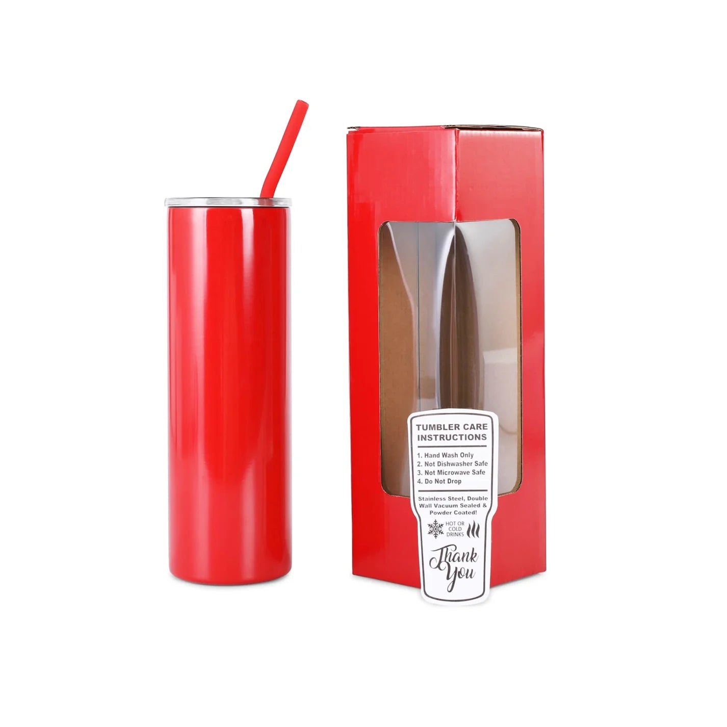 Personalized 20oz Skinny Stainless Steel Tumbler