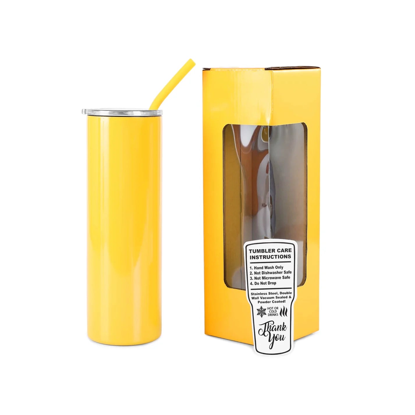 Personalized 20oz Skinny Stainless Steel Tumbler