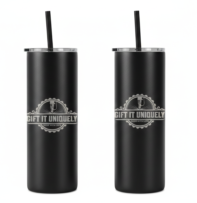 Personalized 20oz Skinny Stainless Steel Tumbler
