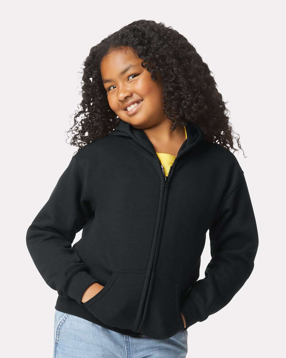 Youth Heavy Blend™ Full-Zip Hooded Sweatshirt – 18600B