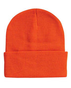 12" Solid Cuffed Customizable Beanie