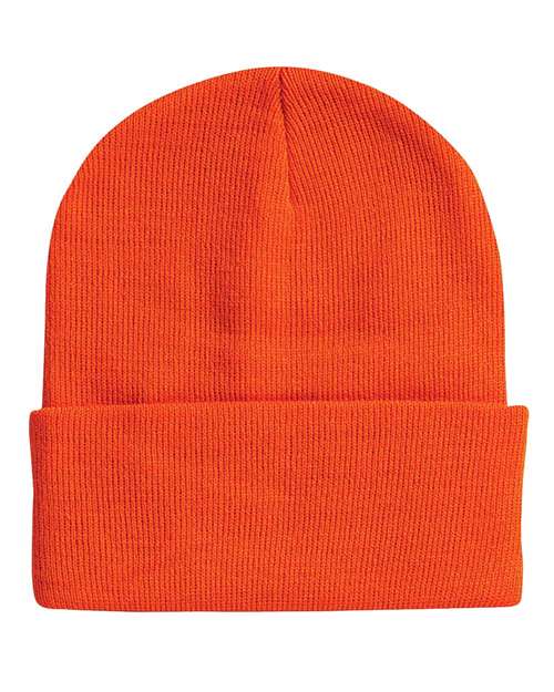 12" Solid Cuffed Customizable Beanie