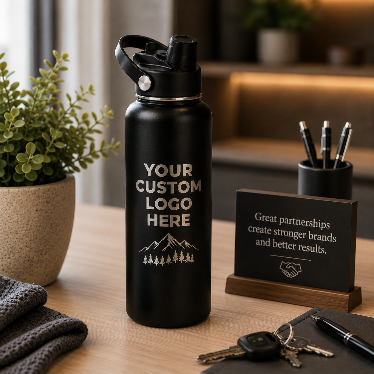 32oz Customizable Hydro-Style Water Bottle