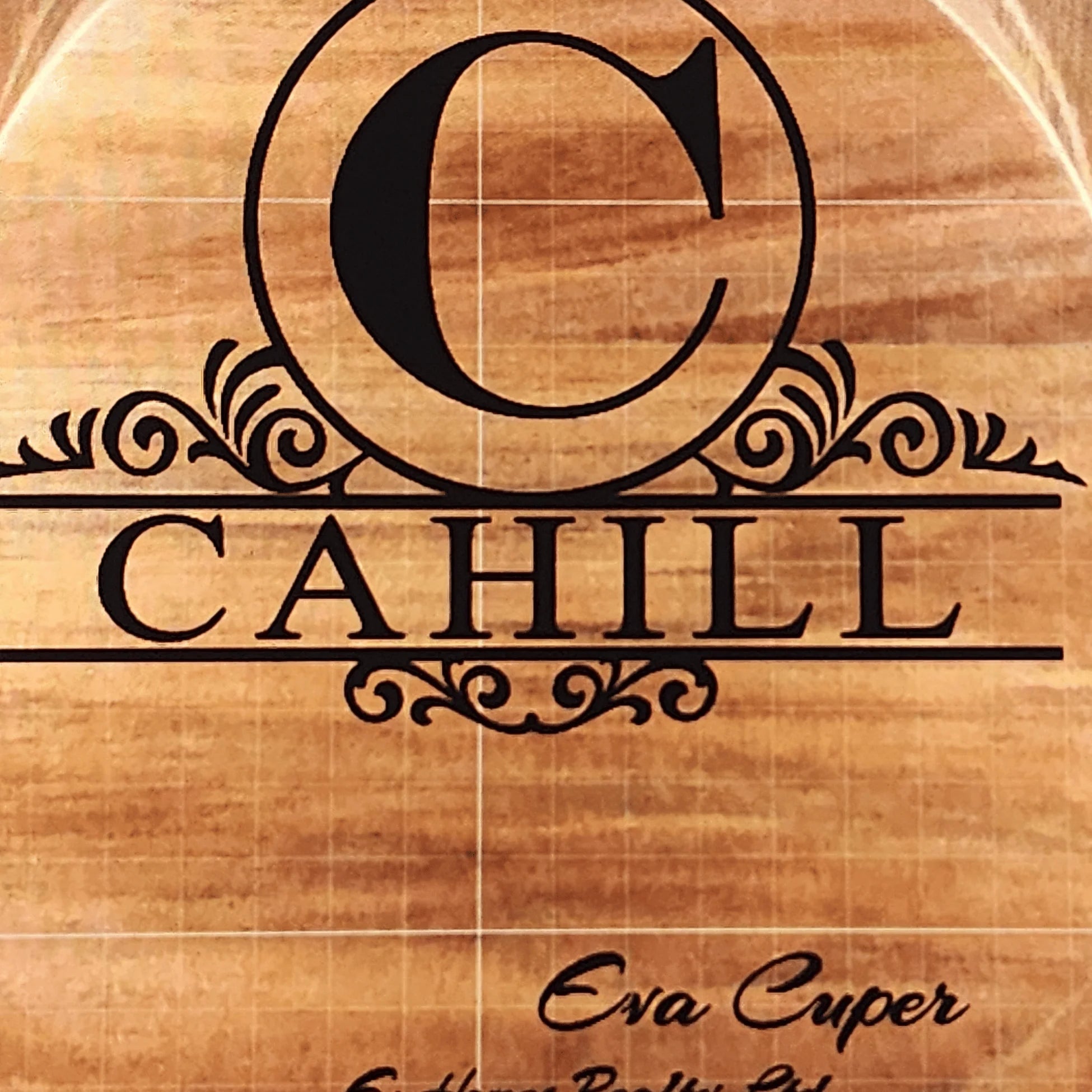 Deluxe Wooden Round Cheese & Charcuterie Board Set