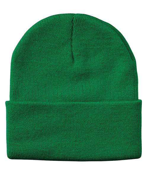 12" Solid Cuffed Customizable Beanie