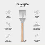 Custom Rustic Engraved BBQ Grill Spatula