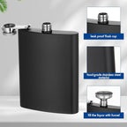 Personalized Stainless Steel Liquor Flask