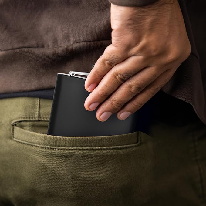 Personalized Stainless Steel Liquor Flask