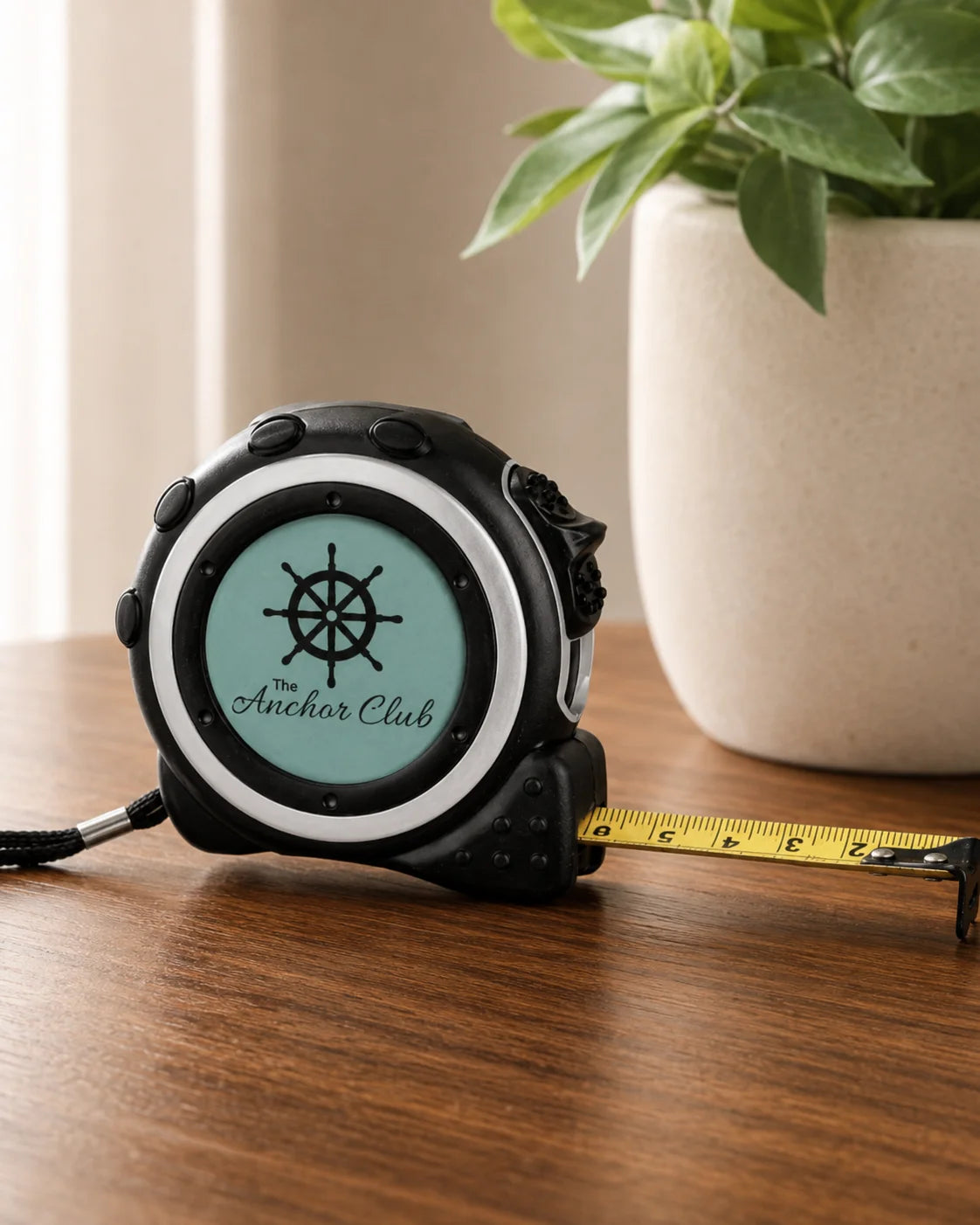 Personalized 16 ft Black/Silver Tape Measure