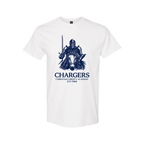 CLA Spiritwear Shirt - Chargers Knight in White