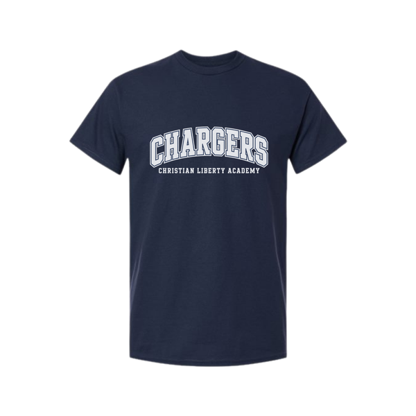 CLA Spiritwear Shirt - Collegiate Chargers in Navy