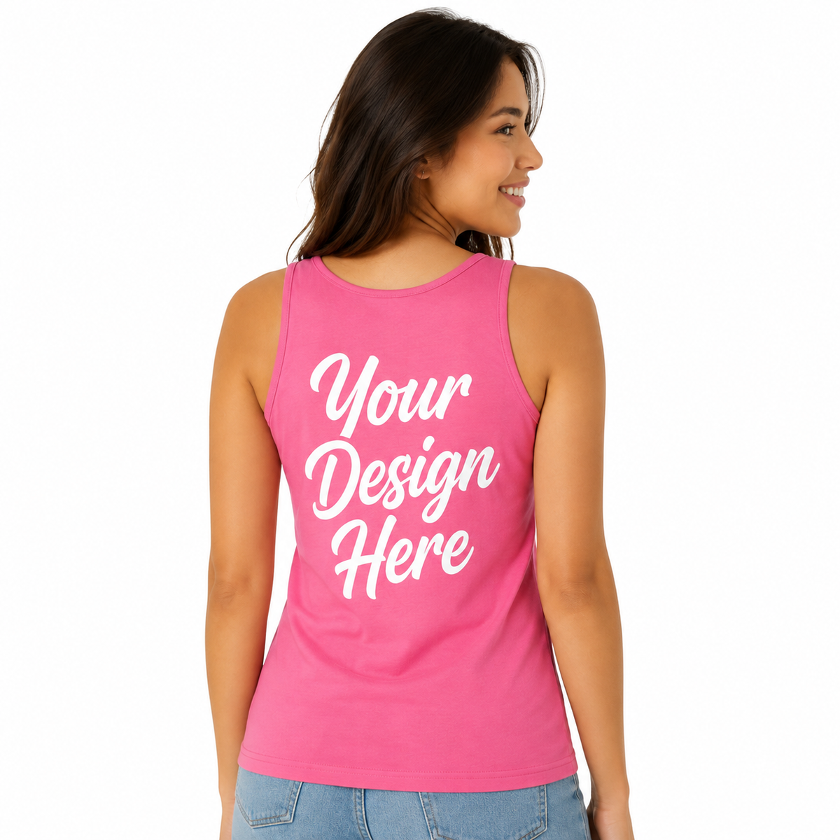 Custom Women’s Tank Top – Softstyle® (Gildan 64200L), view 2