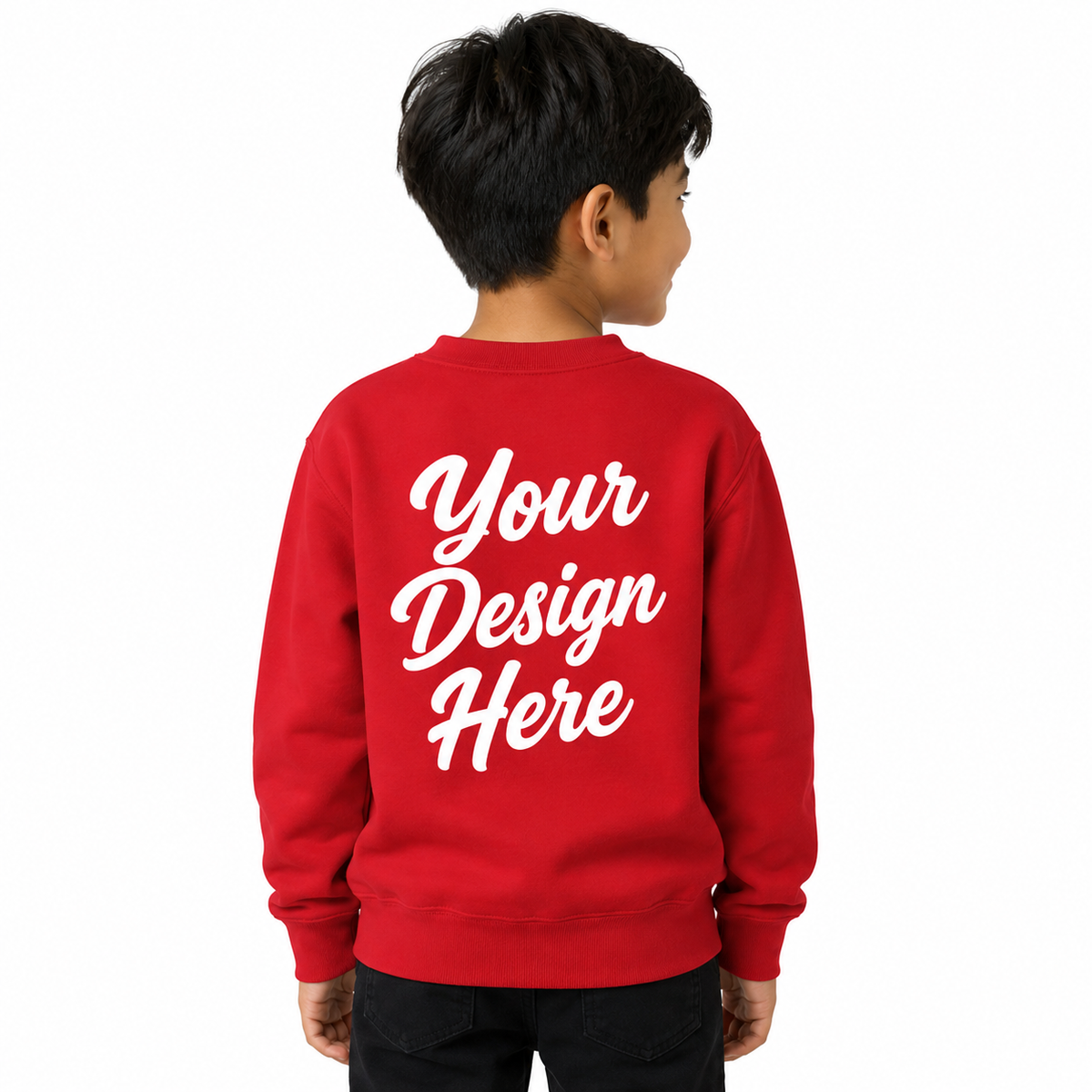 Custom Youth Crewneck Sweatshirt – Heavy Blend™ (Gildan 18000B), view 2