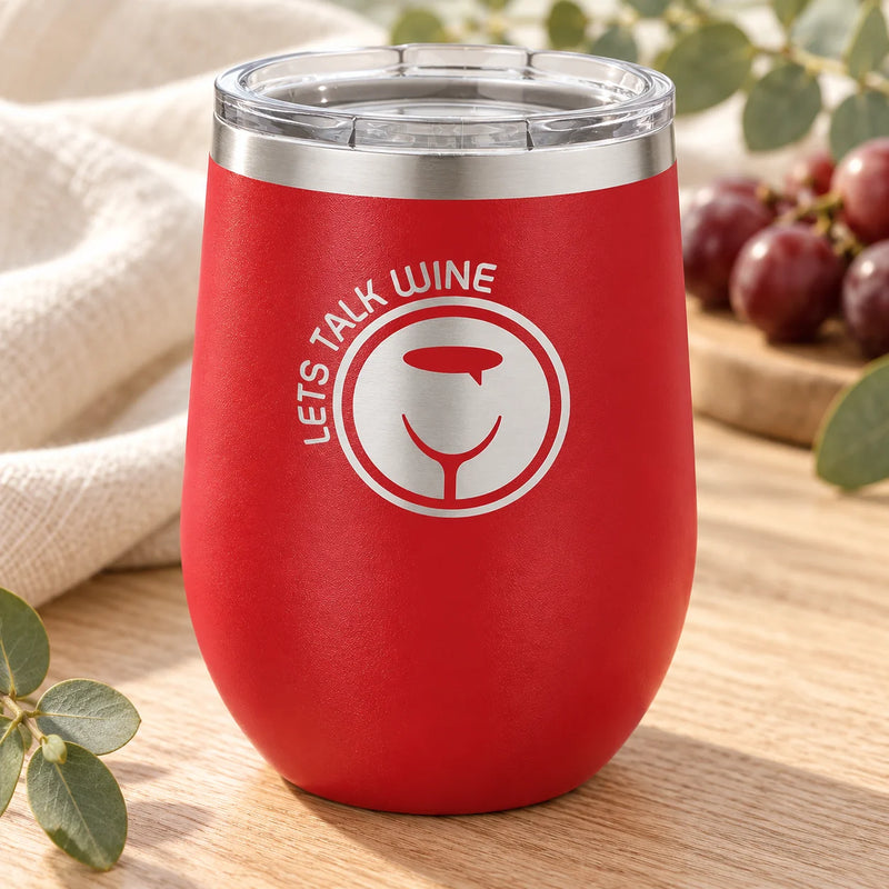 Personalized 12 oz Polar Camel Stemless Wine Tumbler