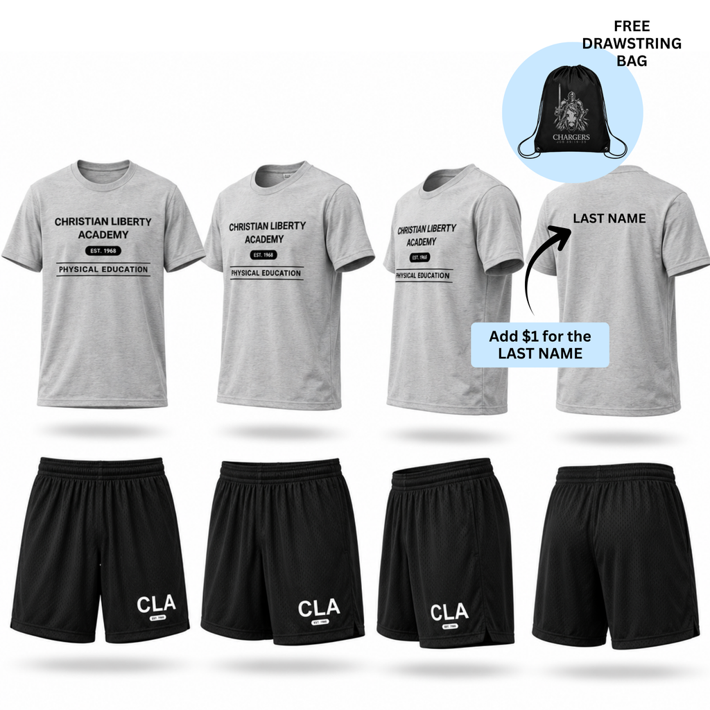 CLA Four-Set PE Uniform Bundle (Adult)