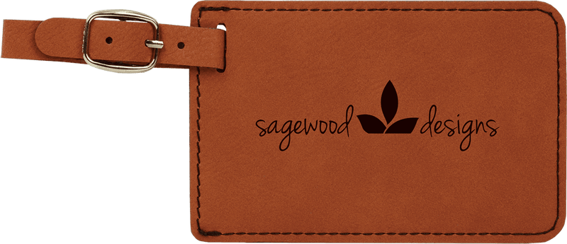 Personalized Leatherette Luggage Tag