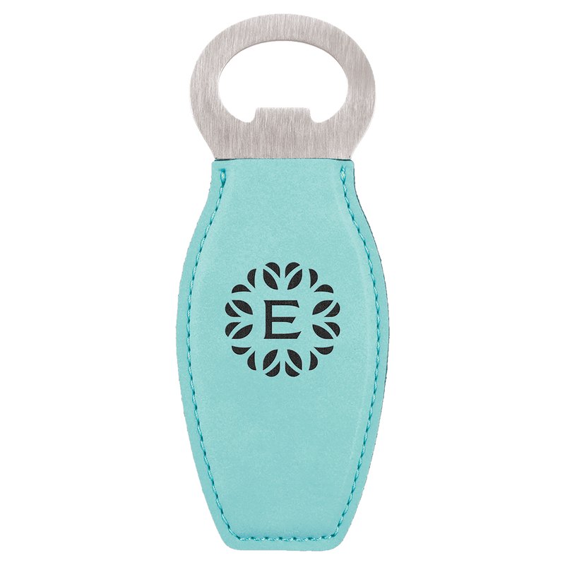 Personalized Magnetic Leatherette Bottle Opener