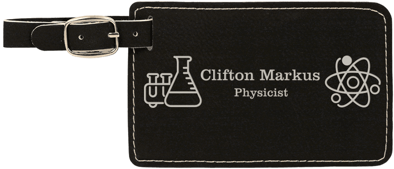 Personalized Leatherette Luggage Tag