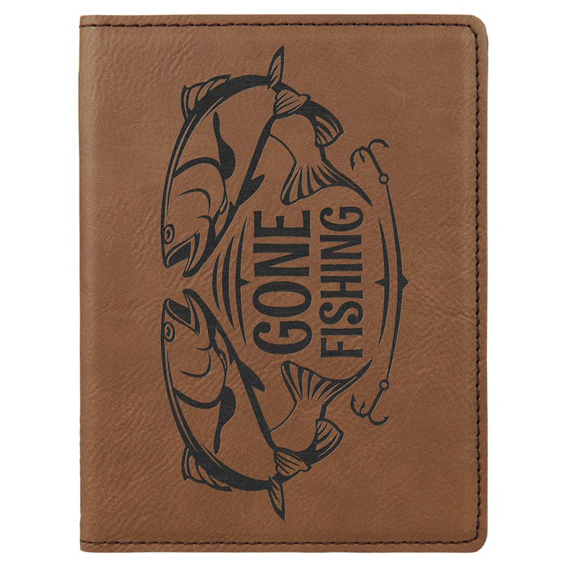 Personalized Rawhide Leatherette Passport Holder