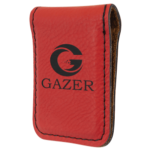Personalized Leatherette Money Clip