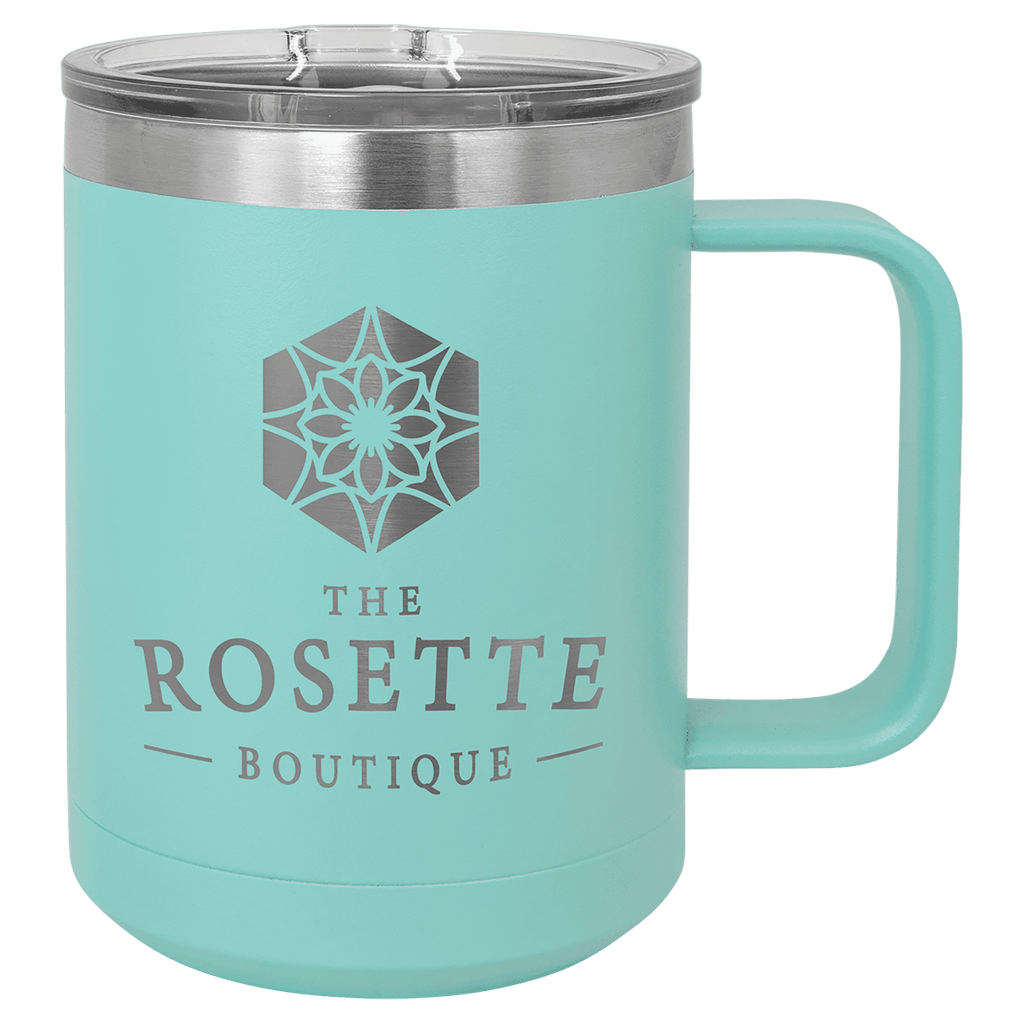 Personalized 15 oz Polar Camel Insulated Mug - Black