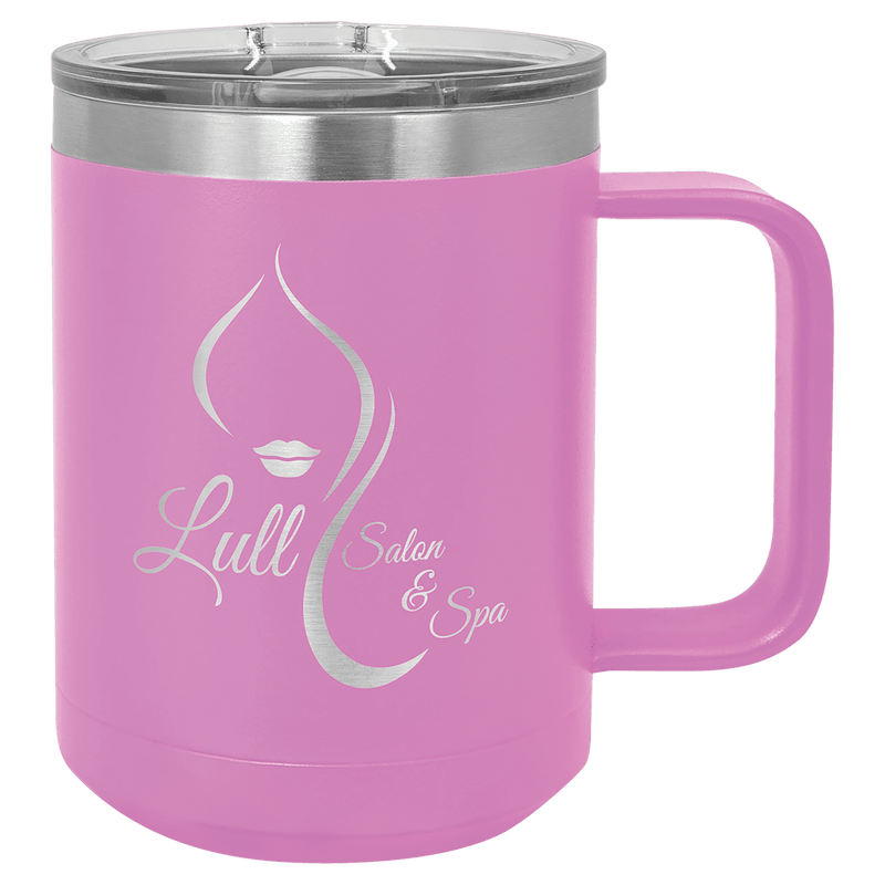 Personalized 15 oz Polar Camel Insulated Mug - Black