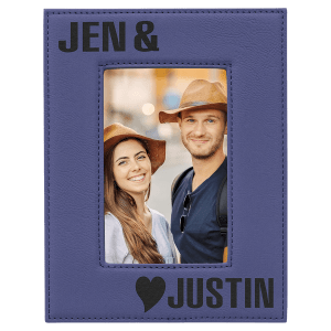 Personalized Leatherette Photo Frame