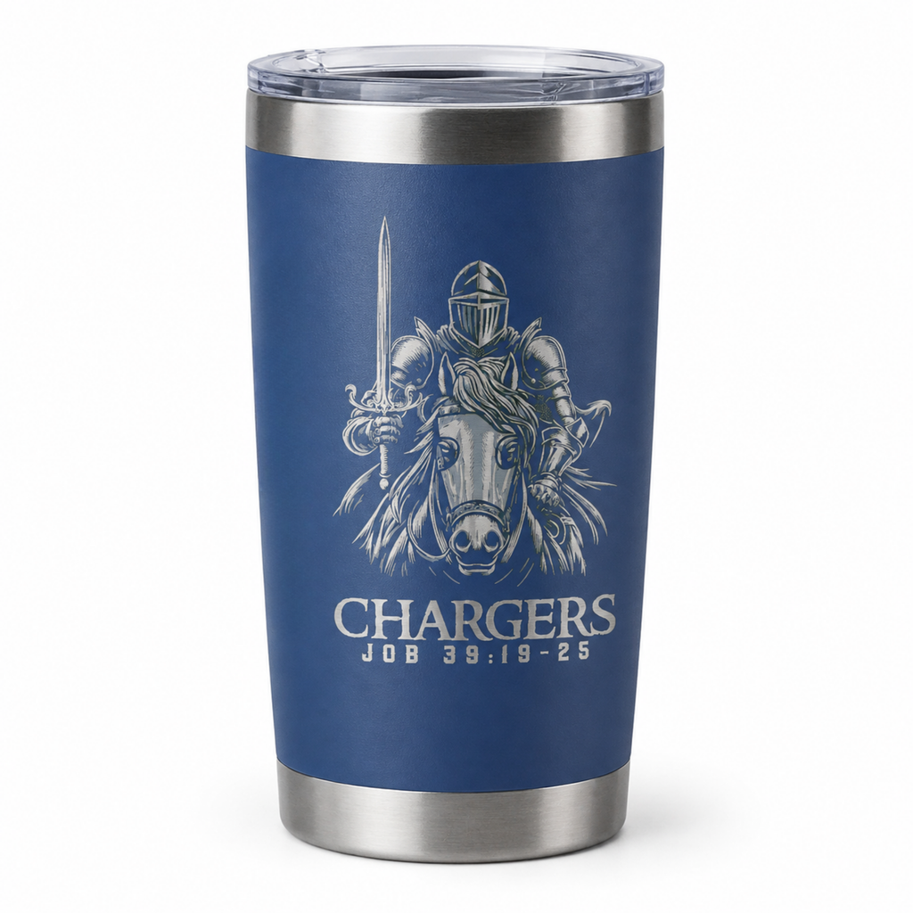 CLA 20 oz Personalized Coffee Tumbler in Royal