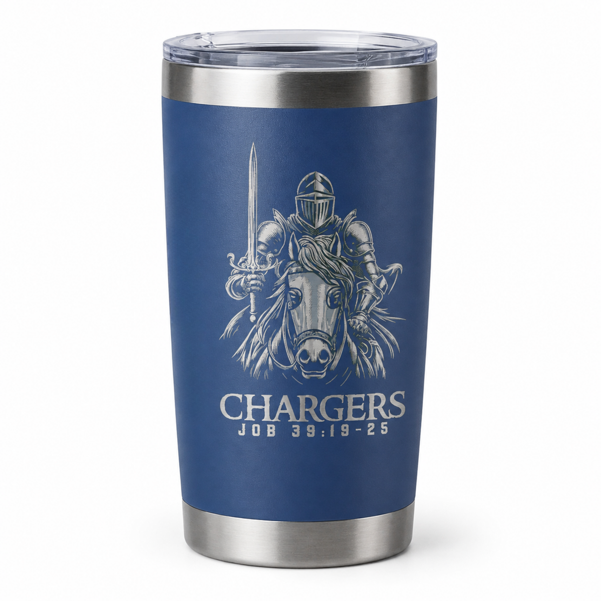 CLA 20 oz Personalized Coffee Tumbler in Royal