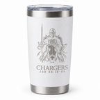 CLA 20 oz Personalized Coffee Tumbler in White