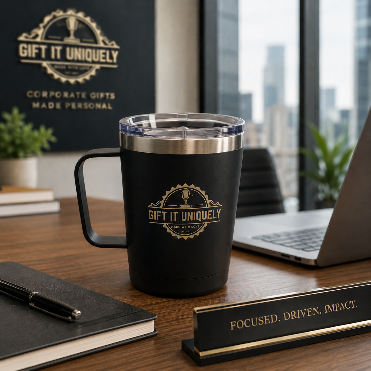 Aesthetic Custom Mug - Black