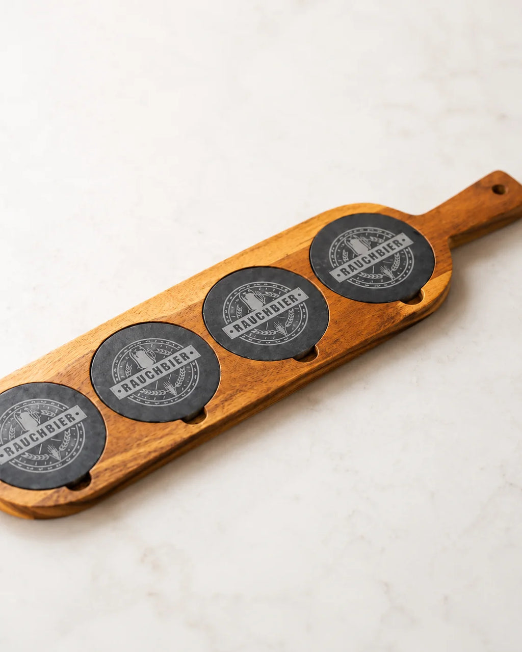 Personalized Acacia & Slate Serving Board, view 2