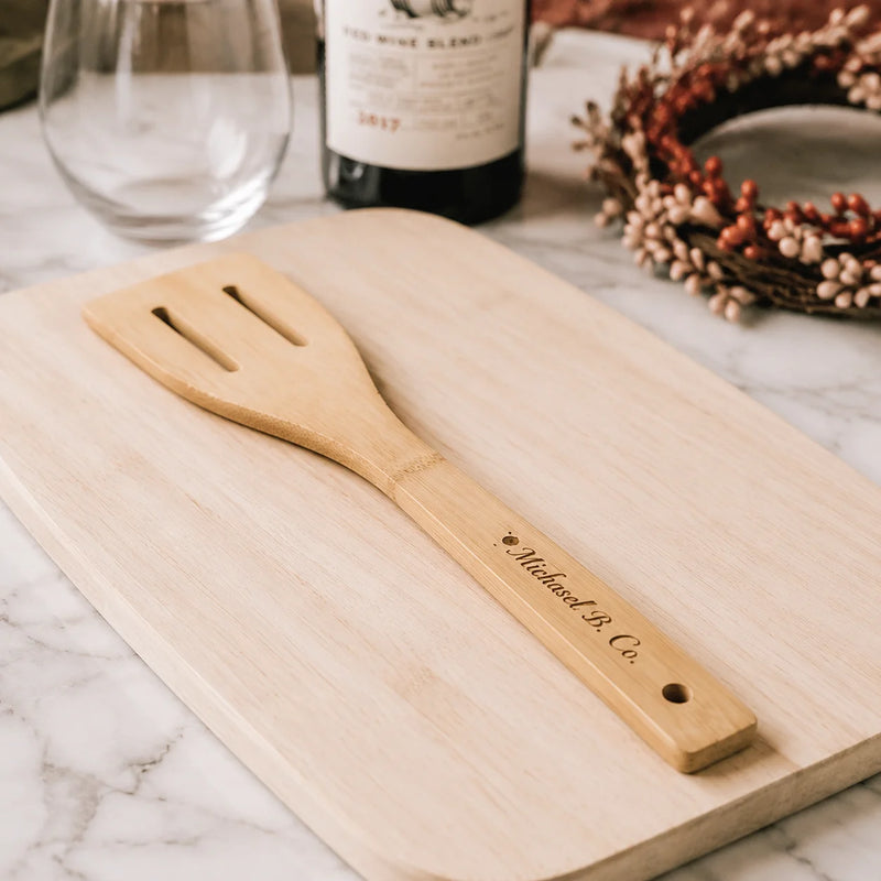 Personalized Bamboo Spatula