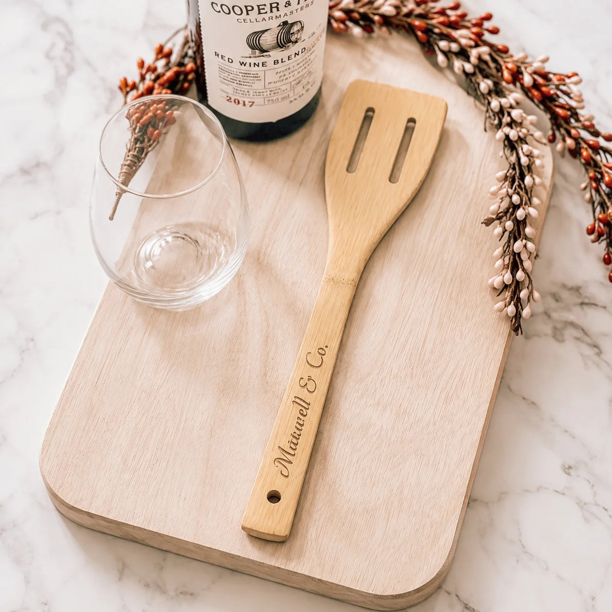 Personalized Bamboo Spatula