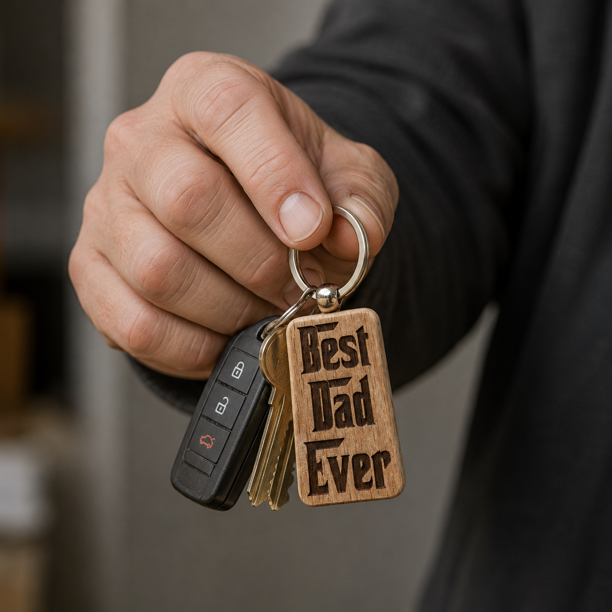 Custom Wooden Key-holder/Key ring