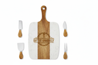 Premium Customizable Marble Serving Board Set
