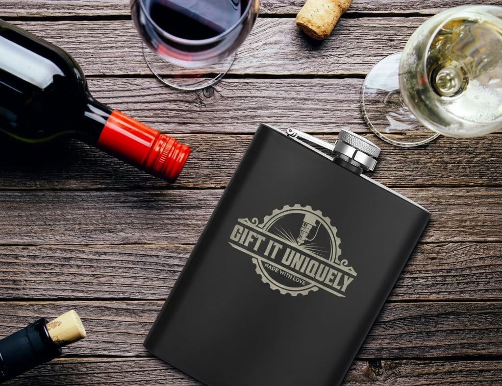 Personalized Engraved Best Man Flask