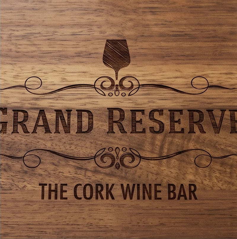 Personalized Acacia Cutting Board, 9 x 6 in, view 4