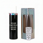 Customizable 20oz Skinny Rainbow Tumbler
