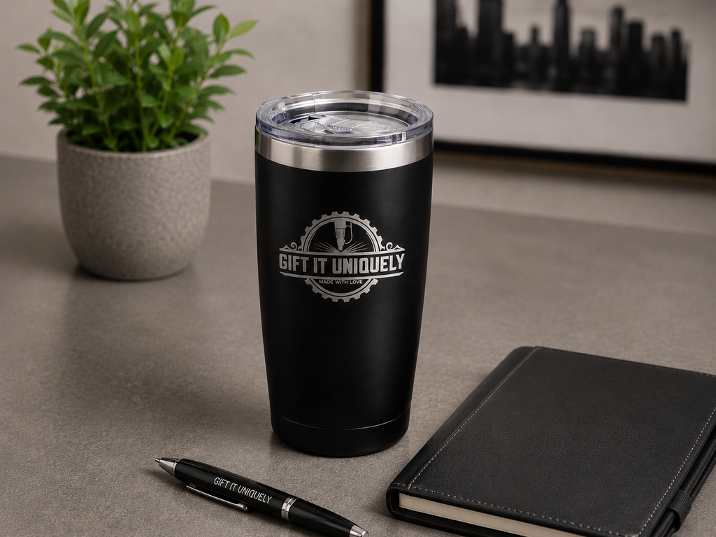 Customized 20oz Powder-Coated Vacuum Insulated Tumbler