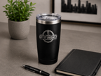 Customized 20oz Powder-Coated Vacuum Insulated Tumbler