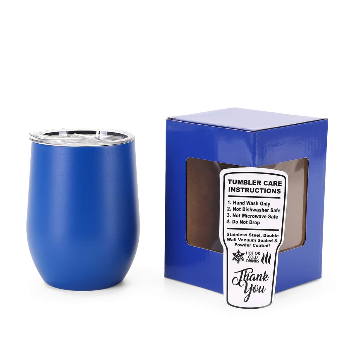 12oz Personalized Engraved Wine Tumbler