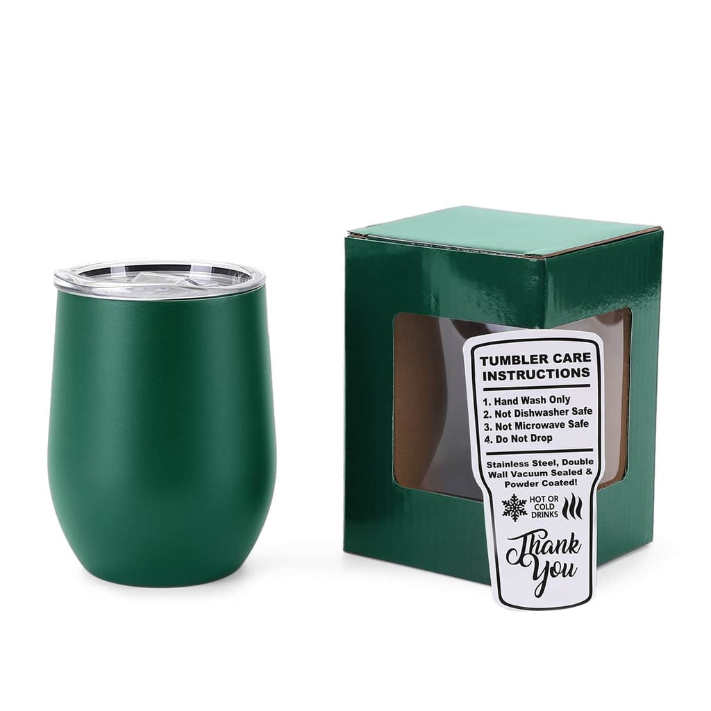 12oz Personalized Engraved Wine Tumbler
