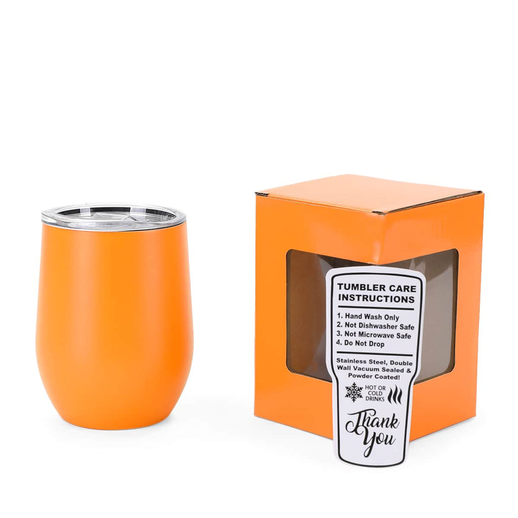 12oz Personalized Engraved Wine Tumbler